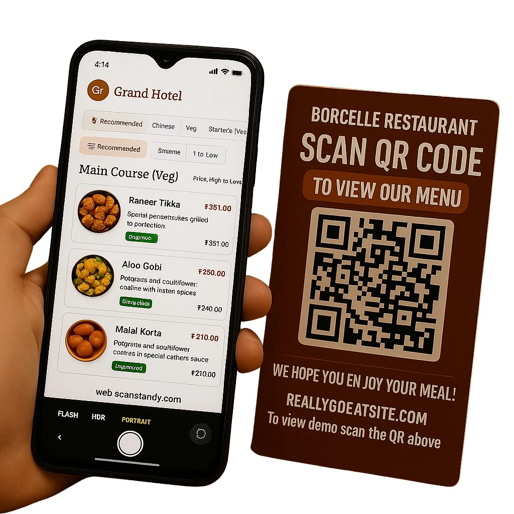 Smart Menu Card